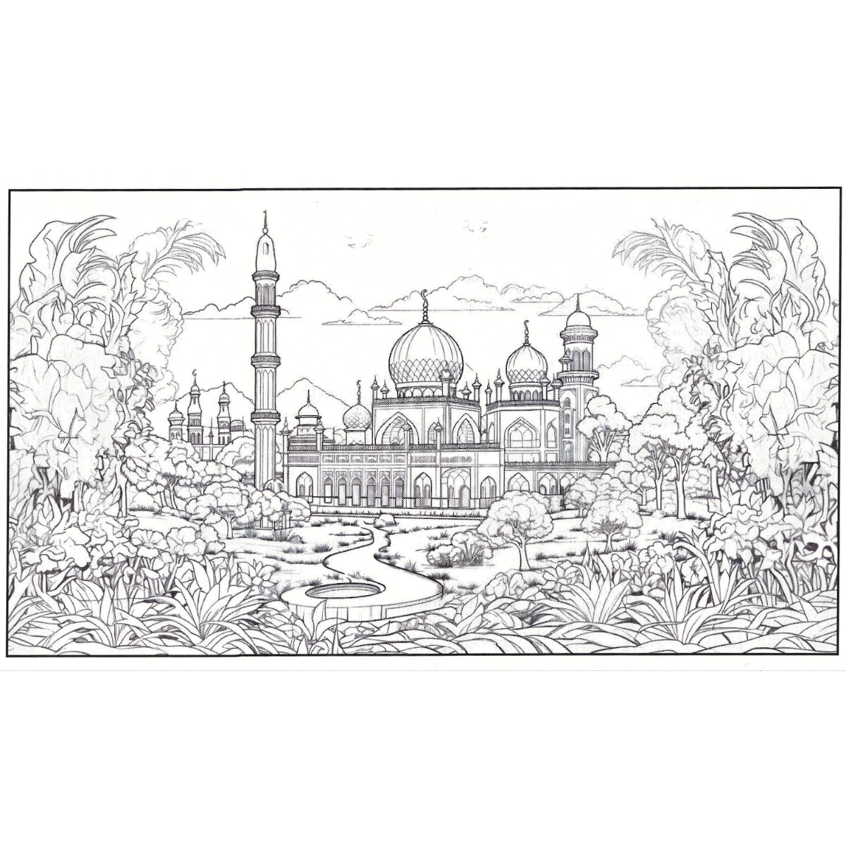 Mosque Moments: A Colouring Adventure