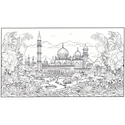 Mosque Moments: A Colouring Adventure
